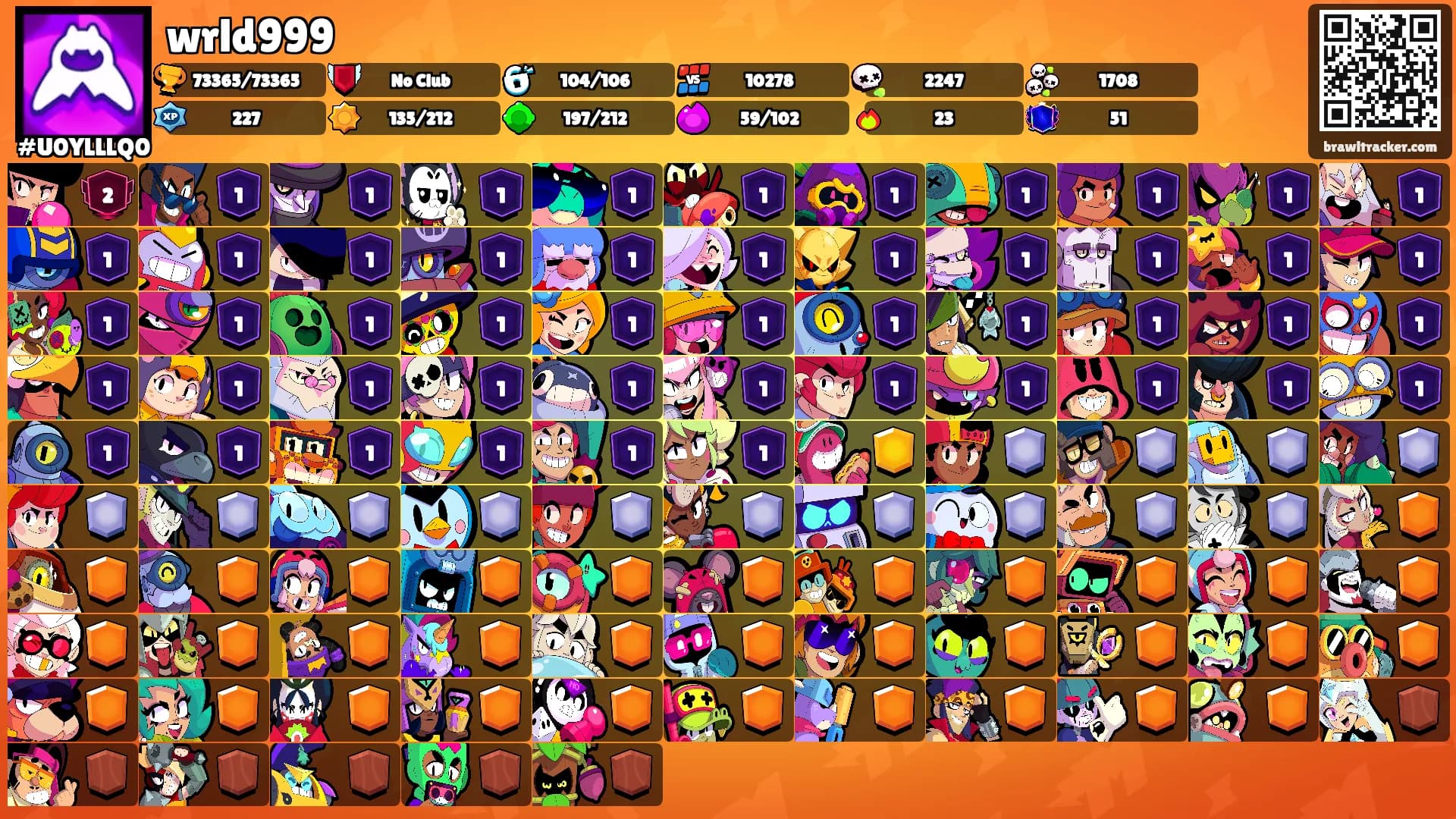 wrld999's Ranks