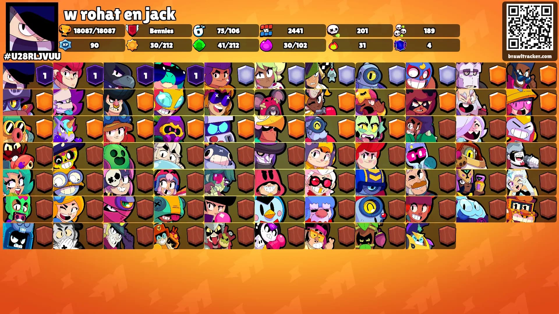 w rohat en jack's Ranks