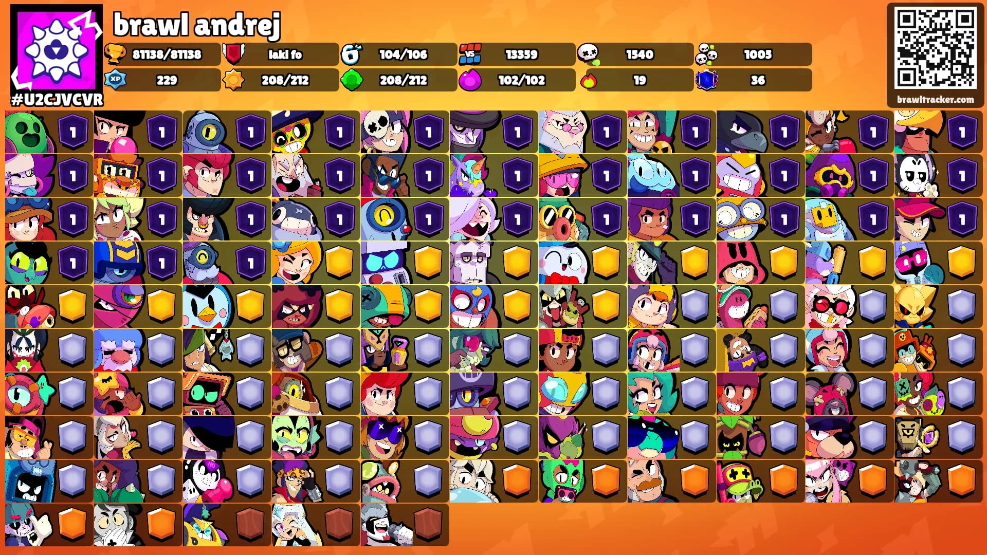 brawl andrej's Ranks
