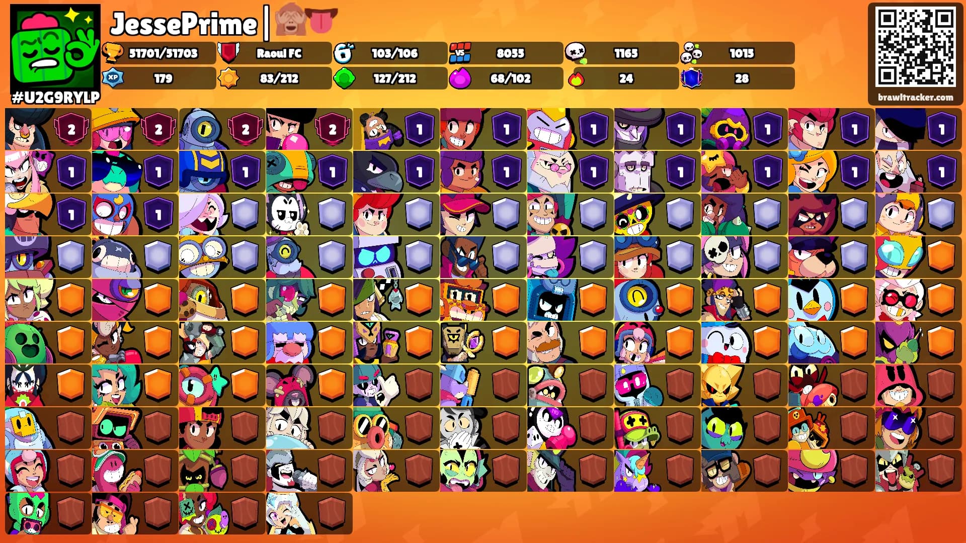 JessePrime|🙈👅's Ranks