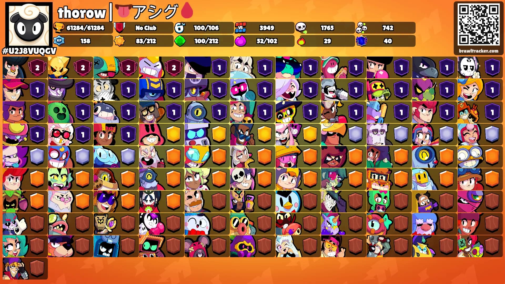 thorow|👅アシグ🩸's Ranks