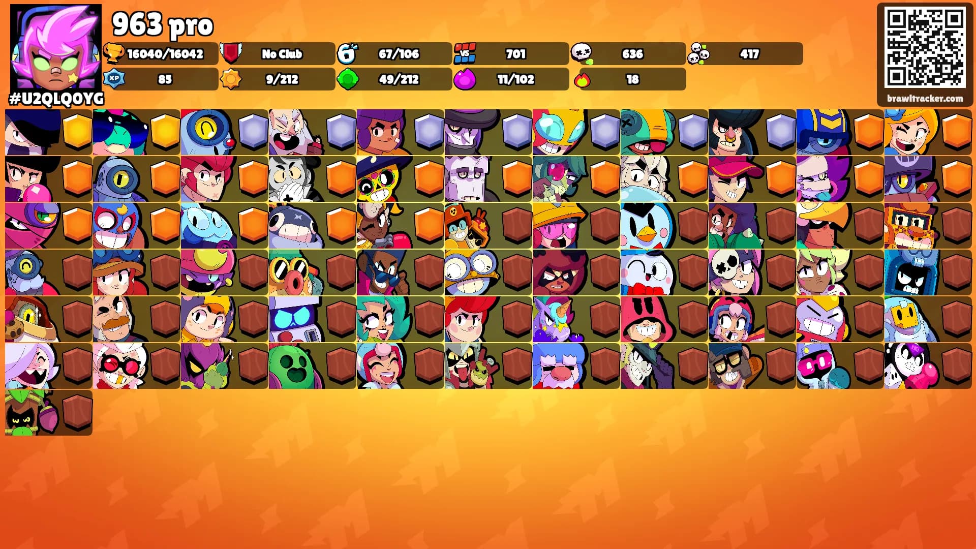 963 pro's Ranks