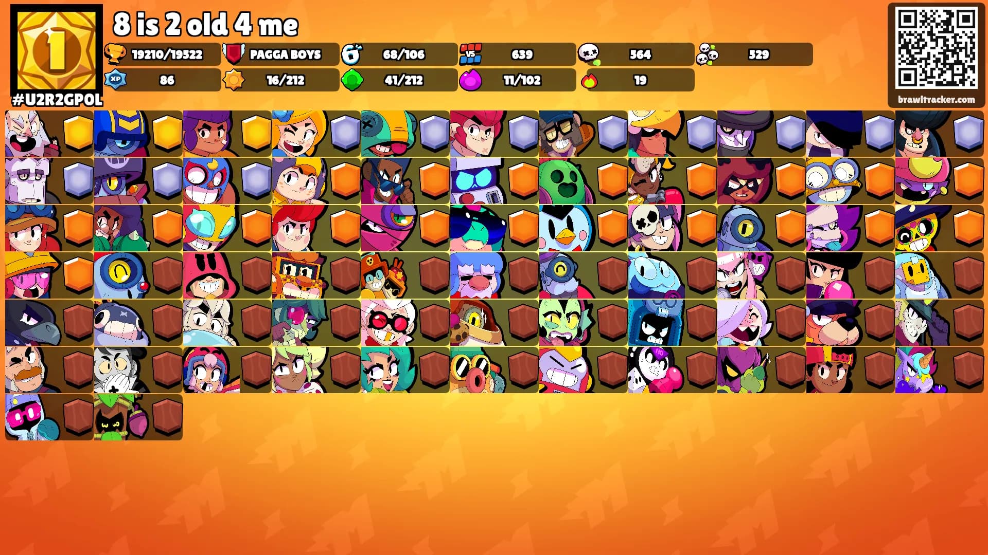8 is 2 old 4 me's Ranks