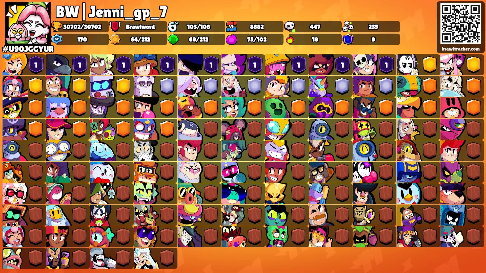 BW|Jenni_gp_7's Ranks