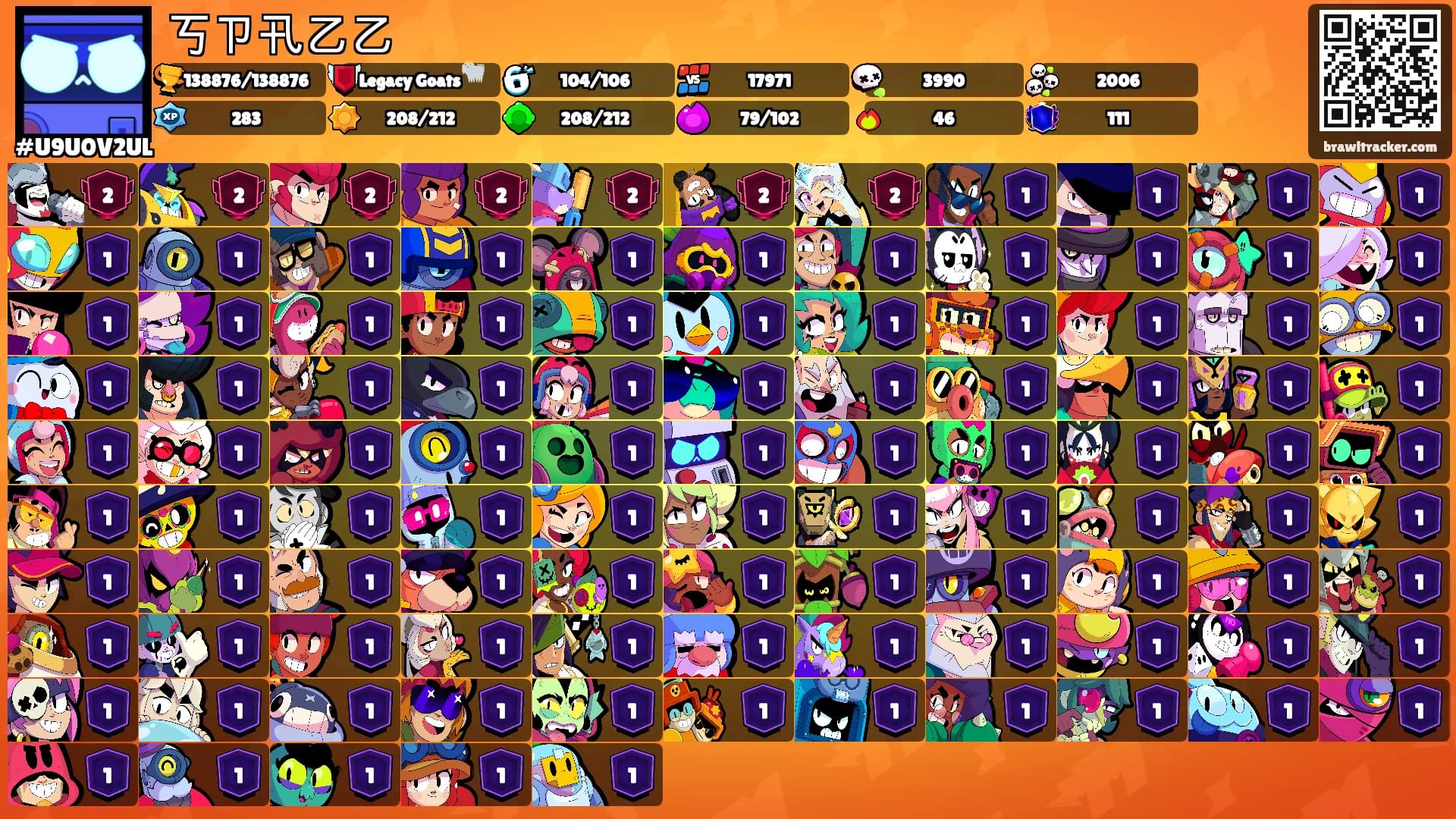 丂ㄗ卂乙乙's Ranks