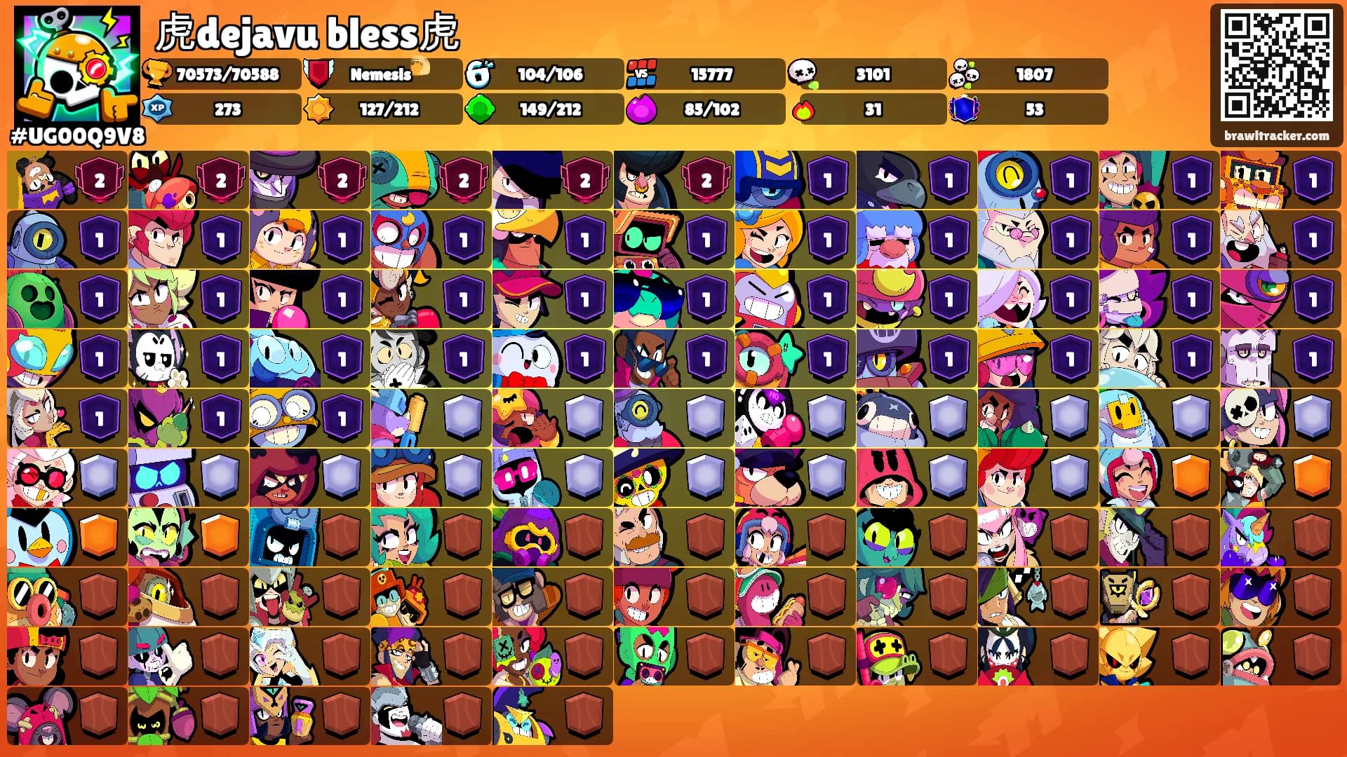 虎dejavu bless虎's Ranks