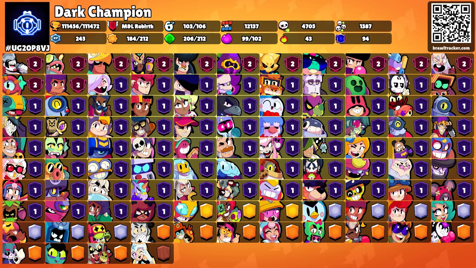 Dark Champion's Ranks
