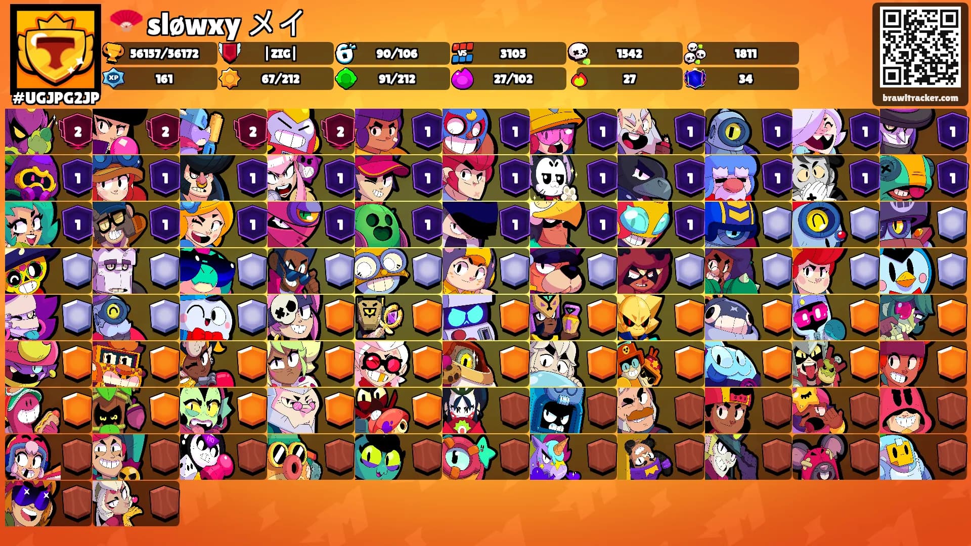 🪭 sløwxy メイ's Ranks