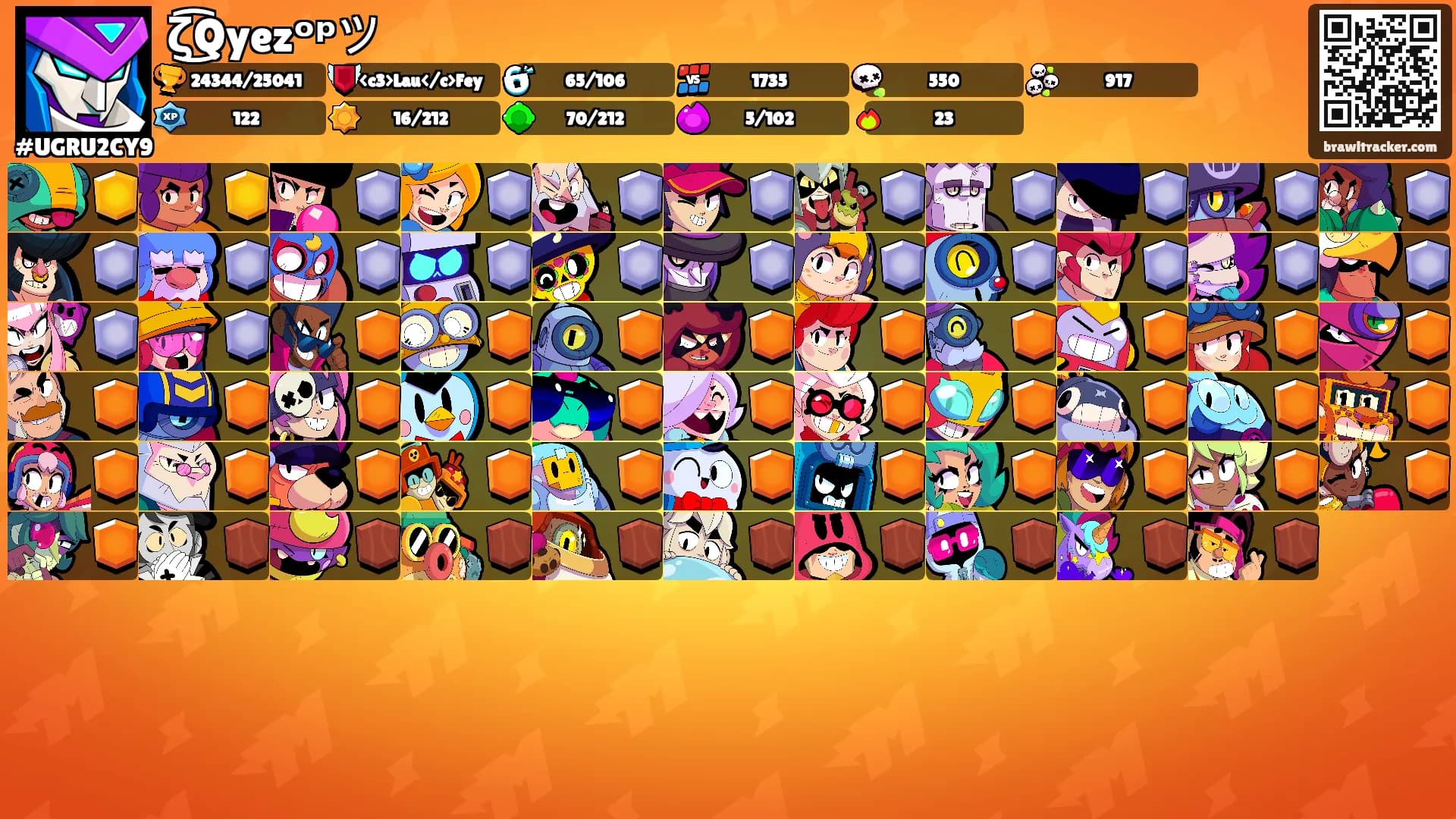 ζ͜͡Qyezᵒᵖツ's Ranks