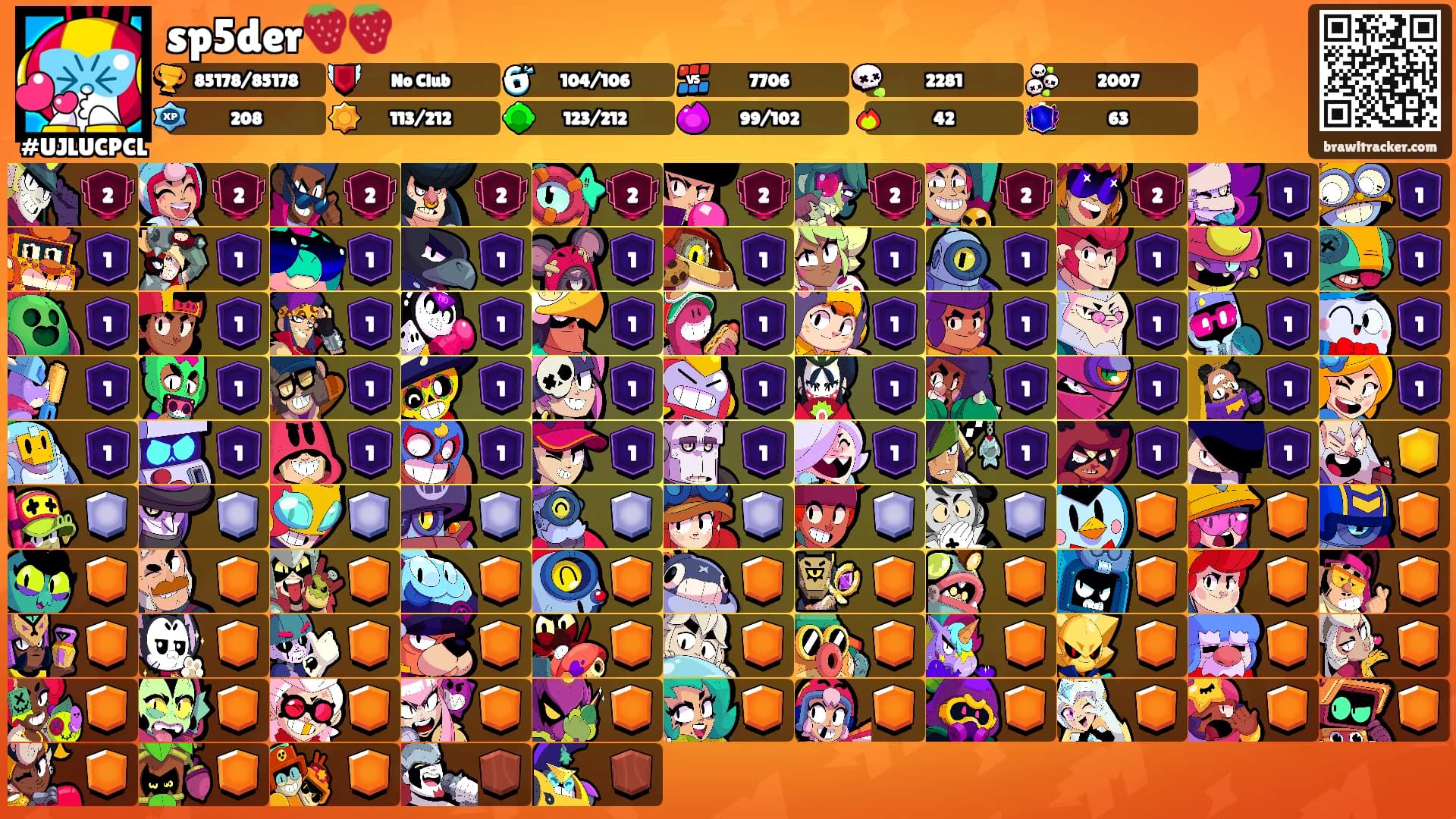 sp5der🍓🍓's Ranks