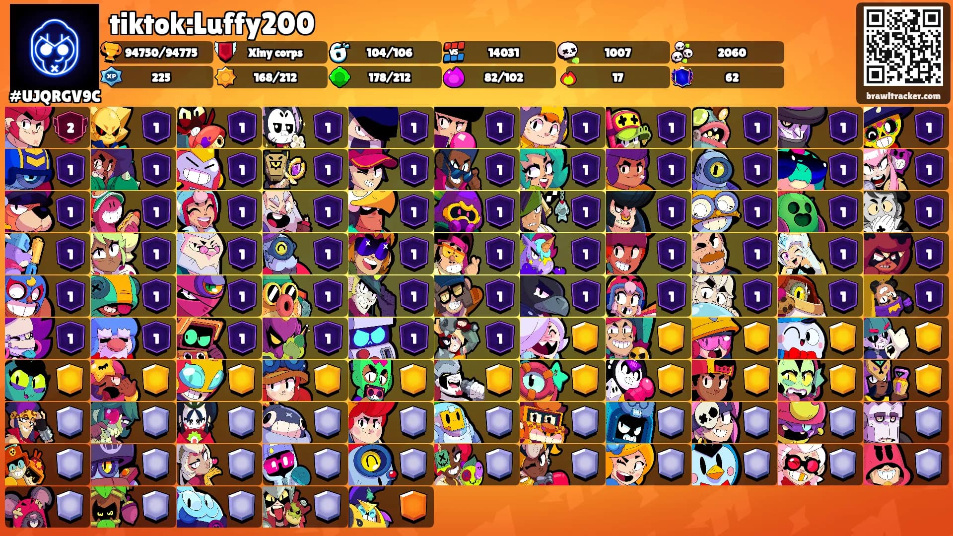 tiktok:Luffy200's Ranks