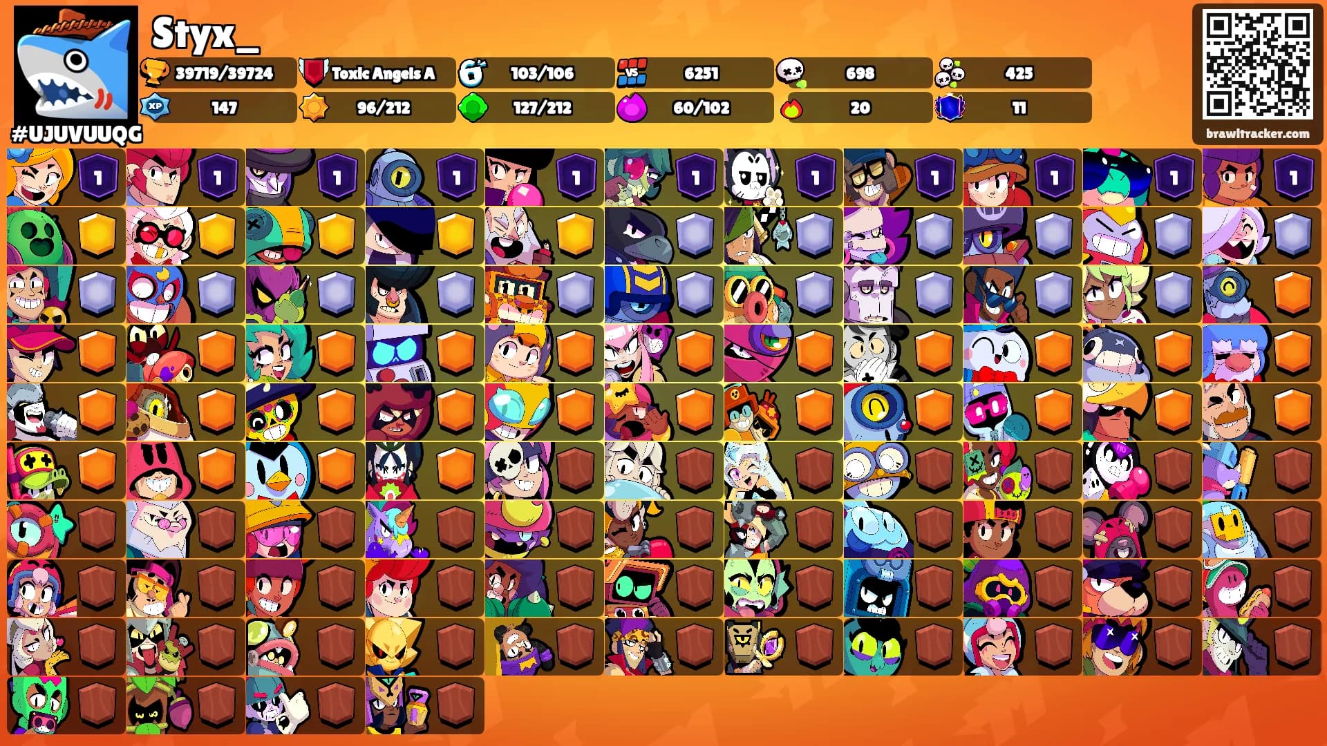 Styx_'s Ranks