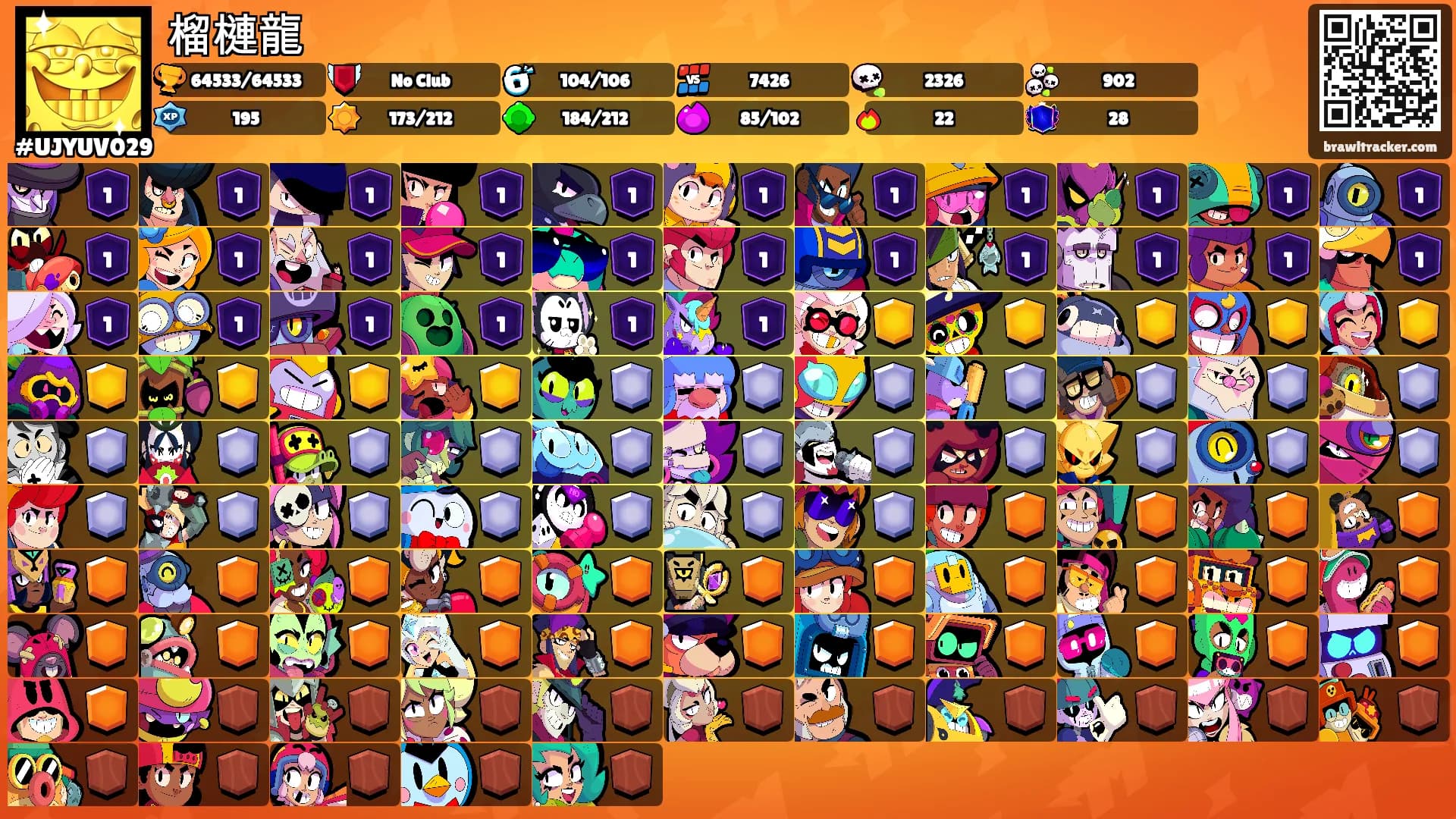 榴槤龍's Ranks