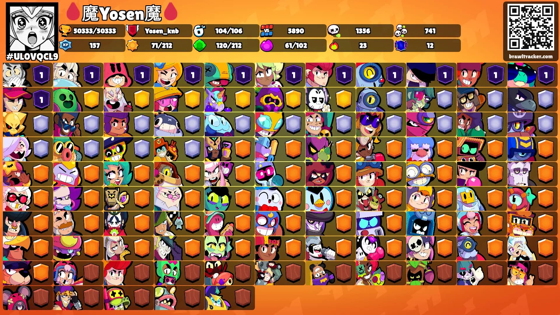 🩸魔Yosen魔🩸's Ranks
