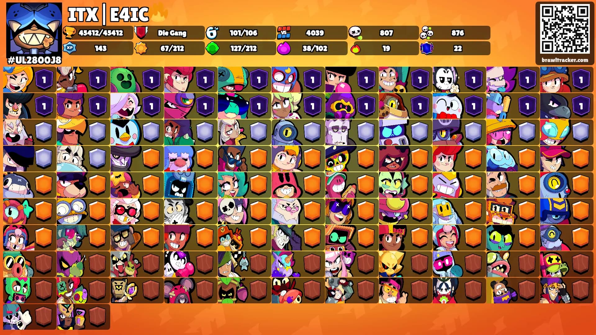 ITX|E4IC🔥's Ranks