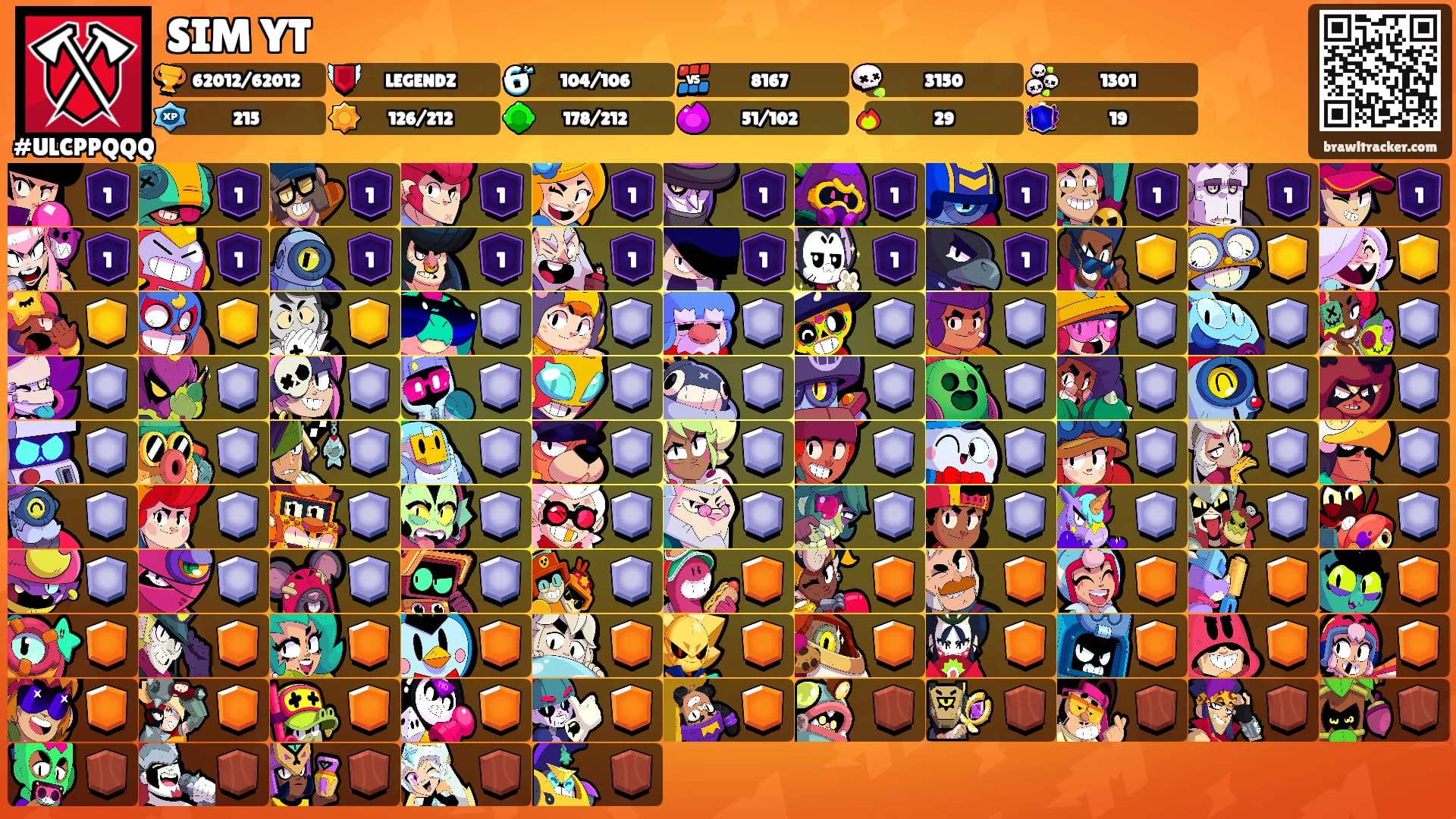 SIM YT's Ranks