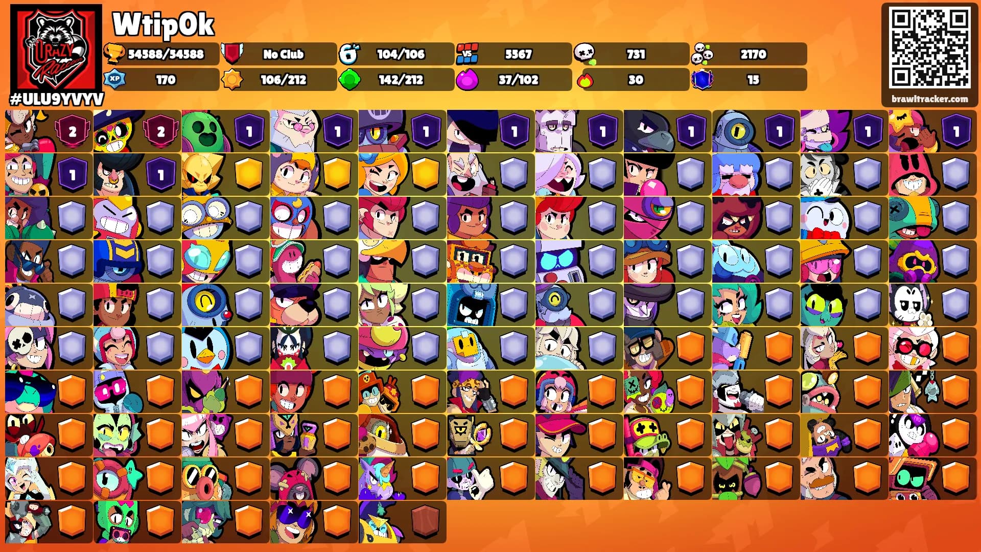 Wtip0k's Ranks
