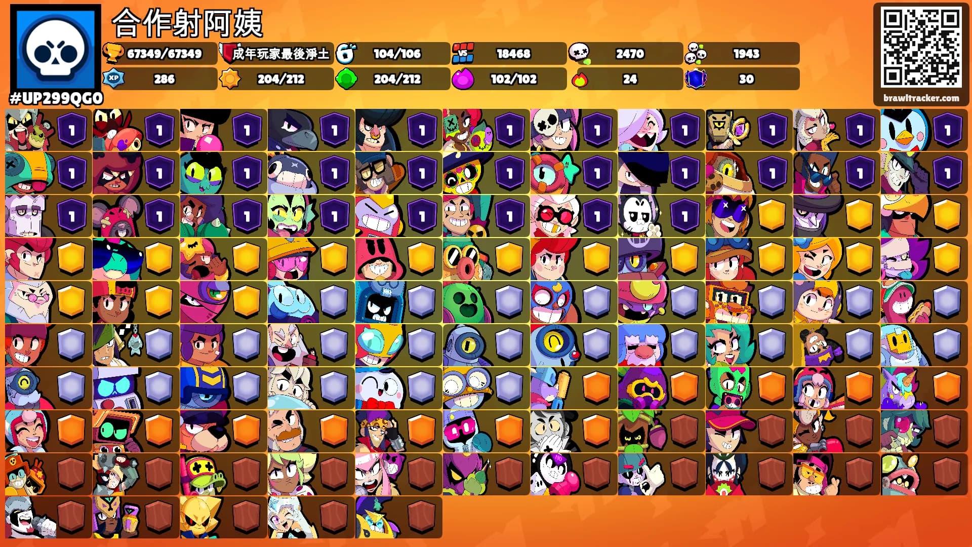 合作射阿姨's Ranks