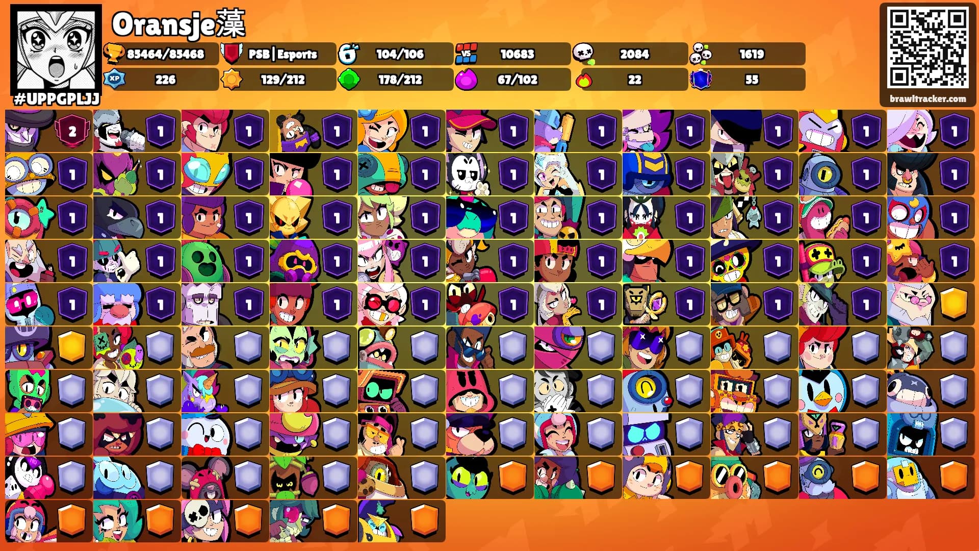 Oransje藻's Ranks