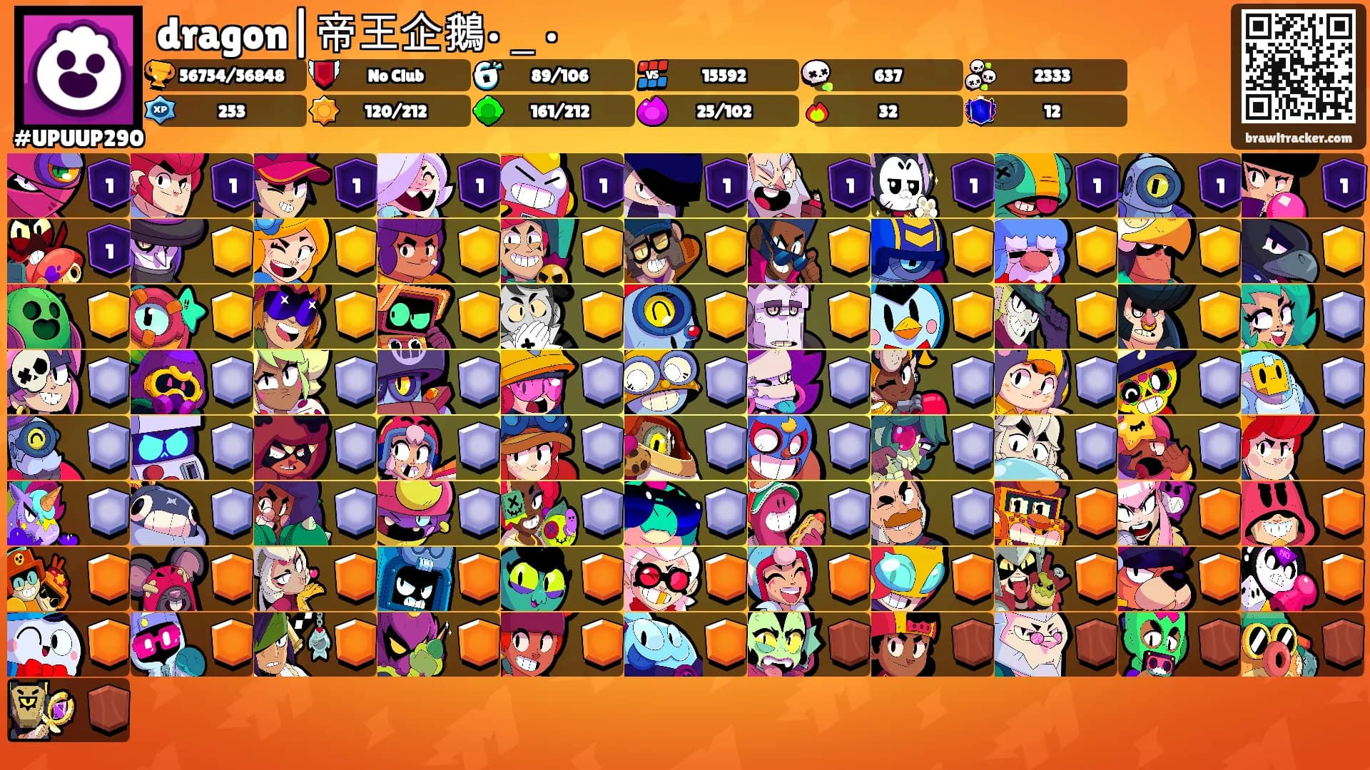 dragon|帝王企鵝•＿•'s Ranks