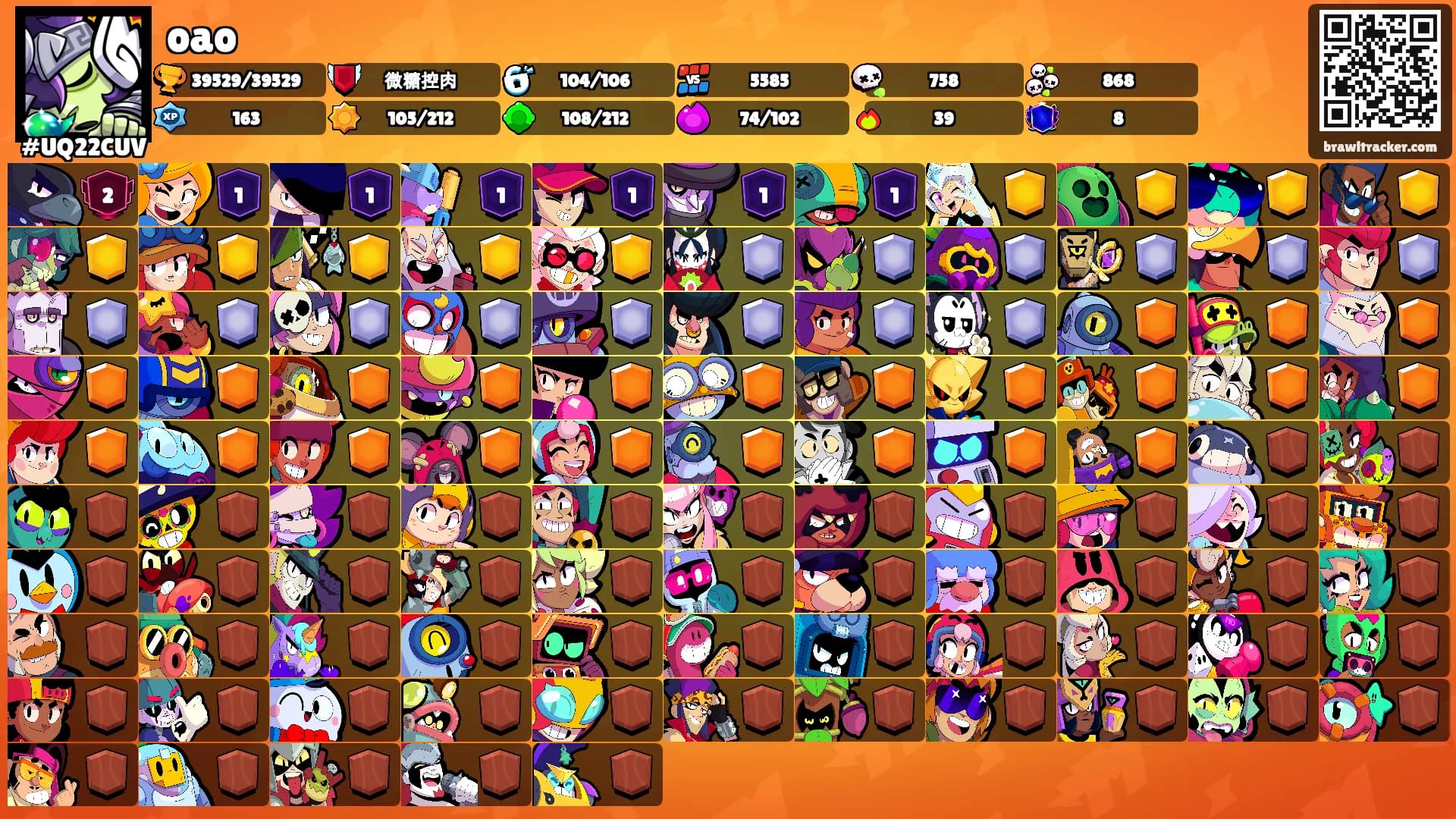 oao's Ranks