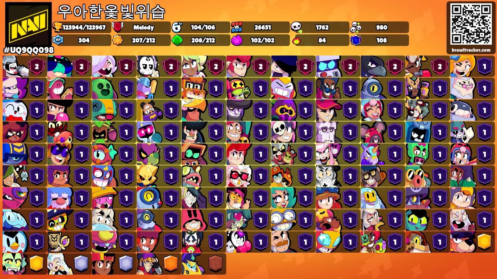 우아한옻빛위습's Ranks