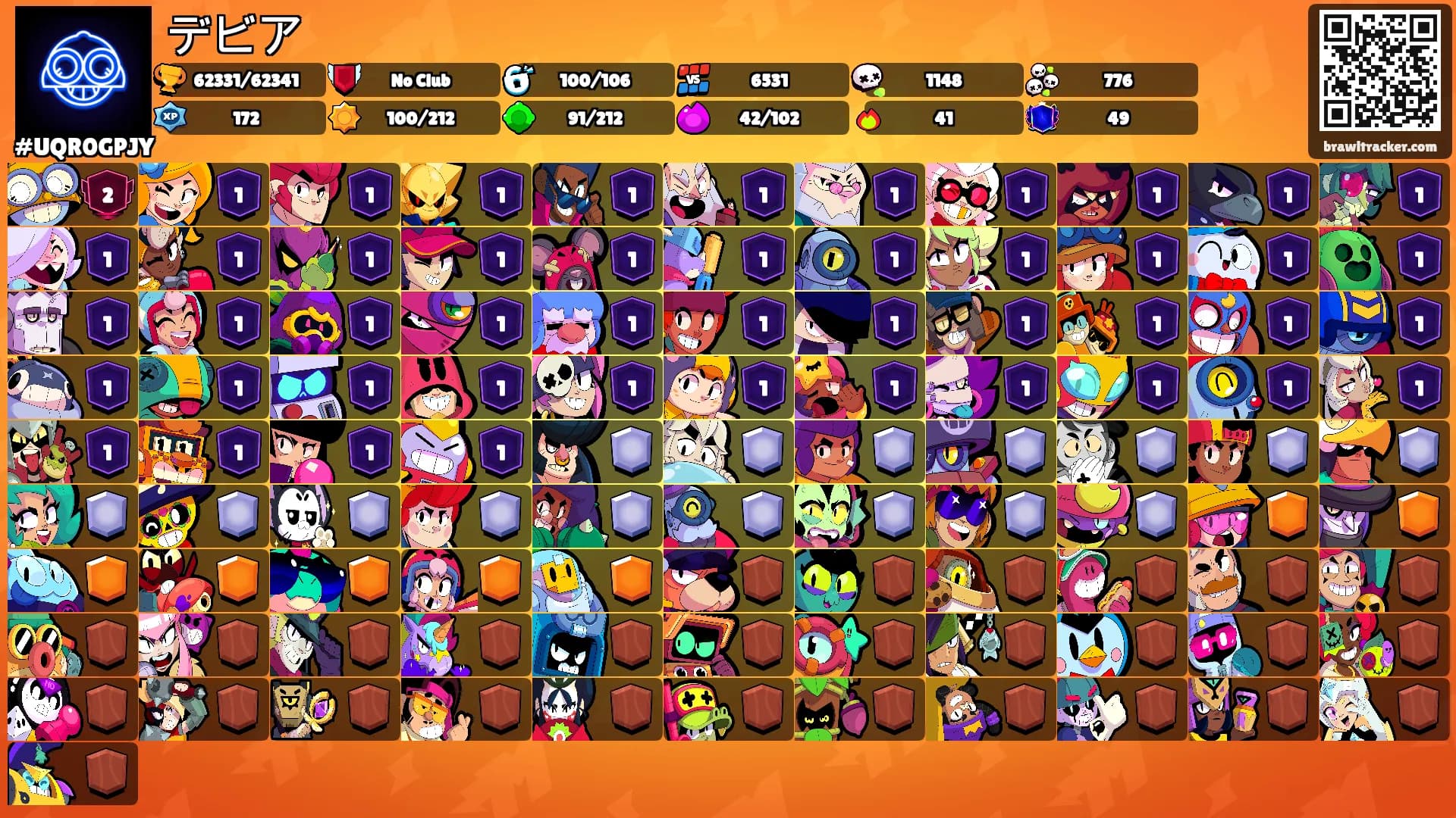 デビア's Ranks
