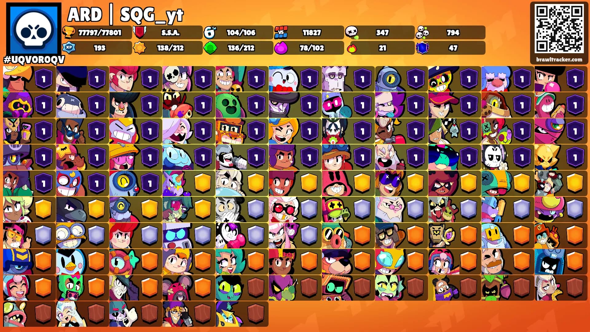 ARD | SQG_yt's Ranks
