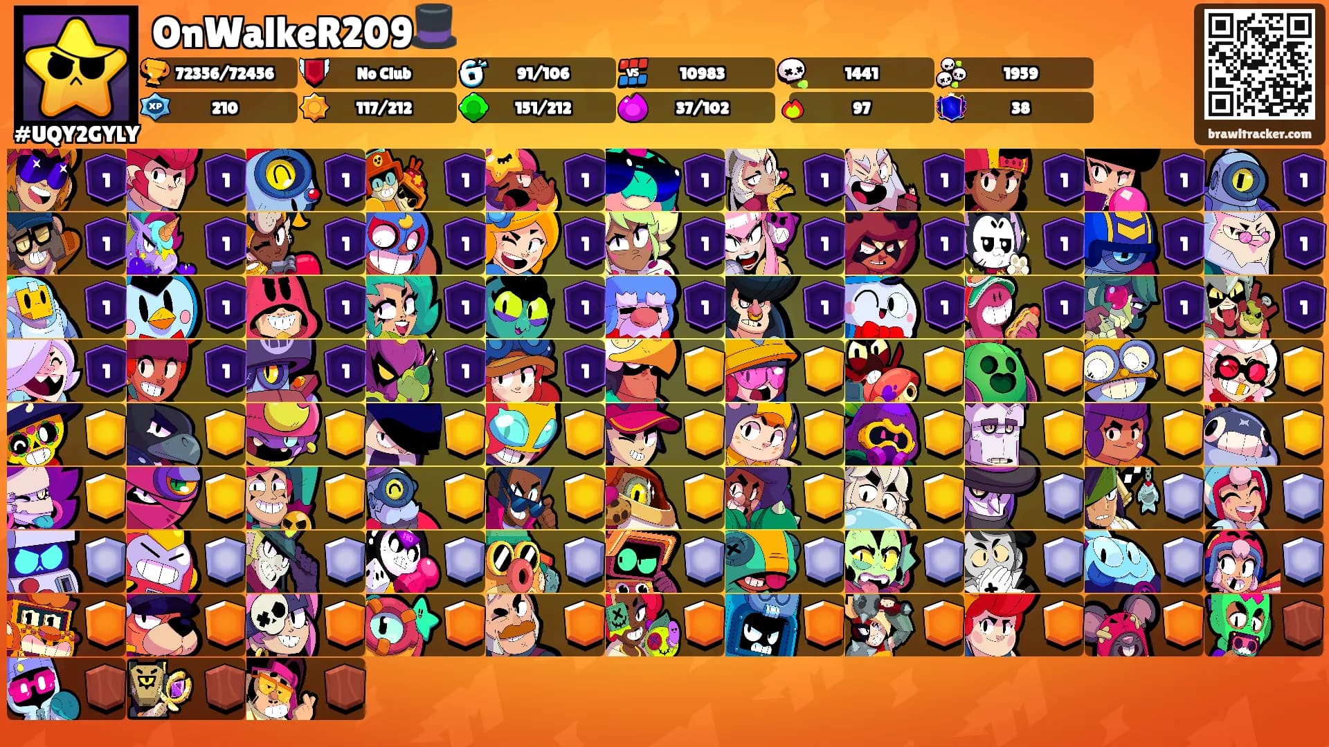 OnWalkeR209🎩's Ranks