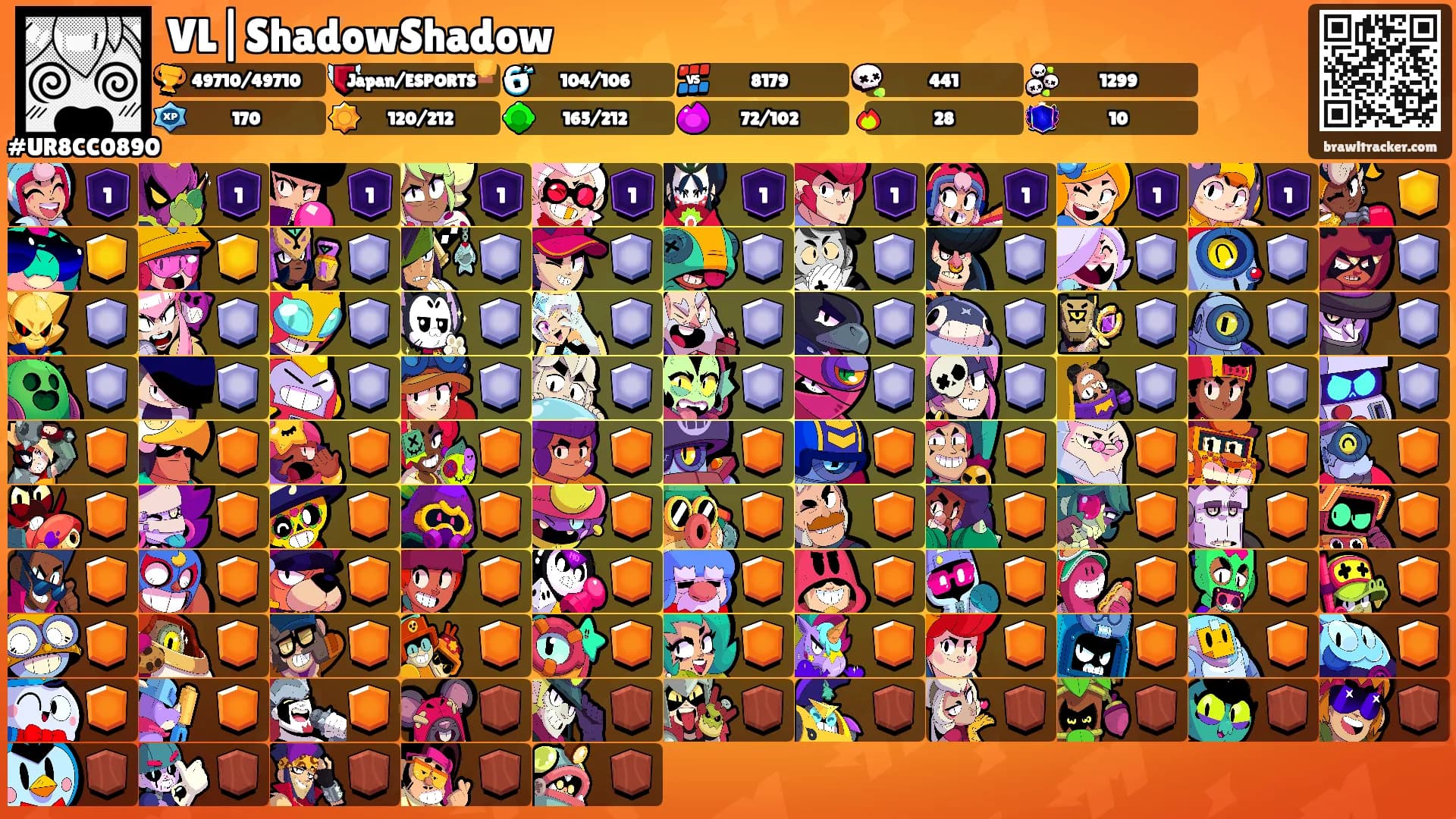 VL|ShadowShadow's Ranks