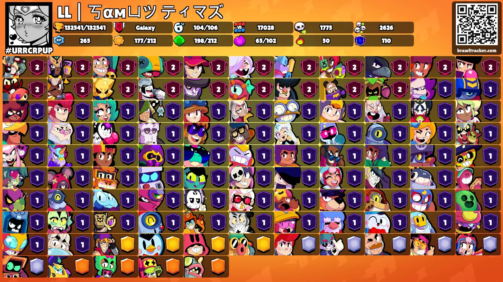 LL | 丂αмㄩツ ティマズ's Ranks