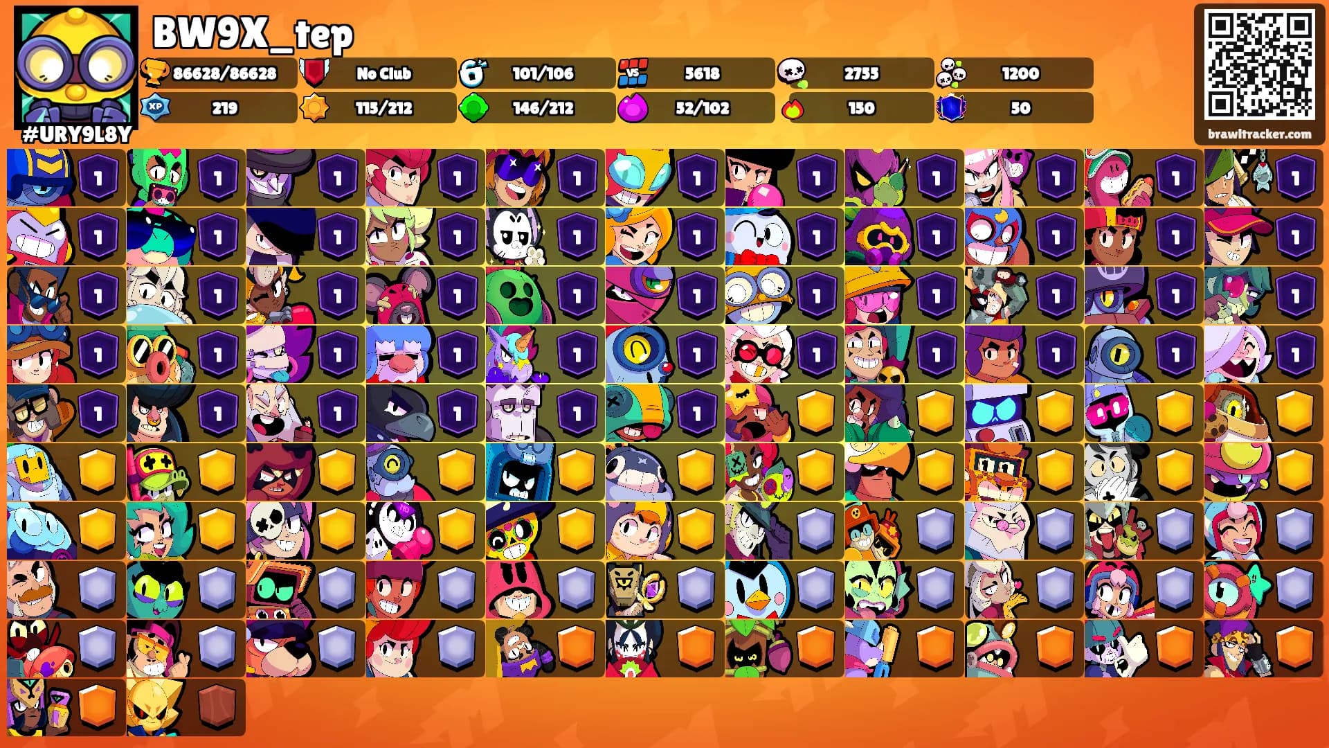 BW9X_tep's Ranks