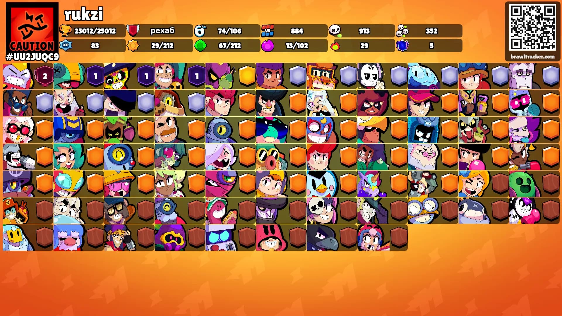 rukzi's Ranks
