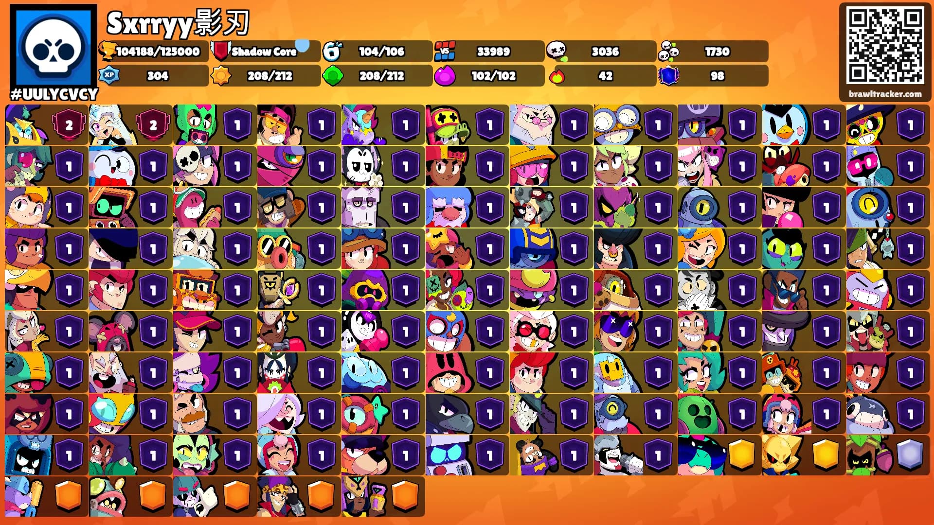 Sxrryy影刃's Ranks
