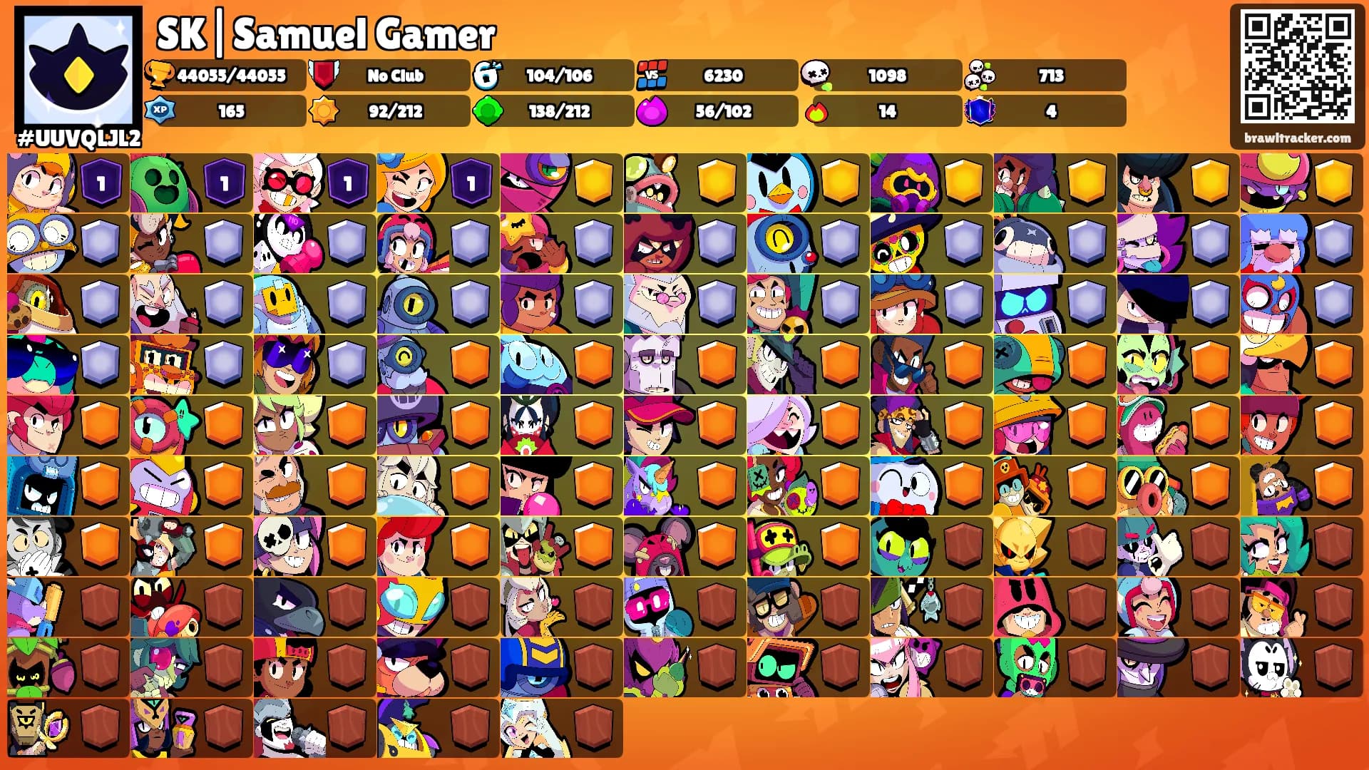 SK|Samuel Gamer's Ranks