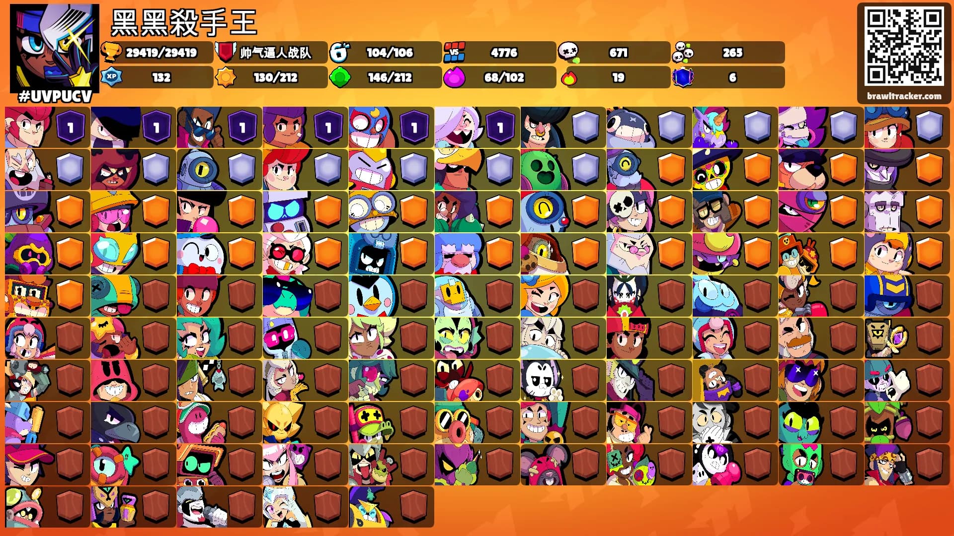 黑黑殺手王's Ranks