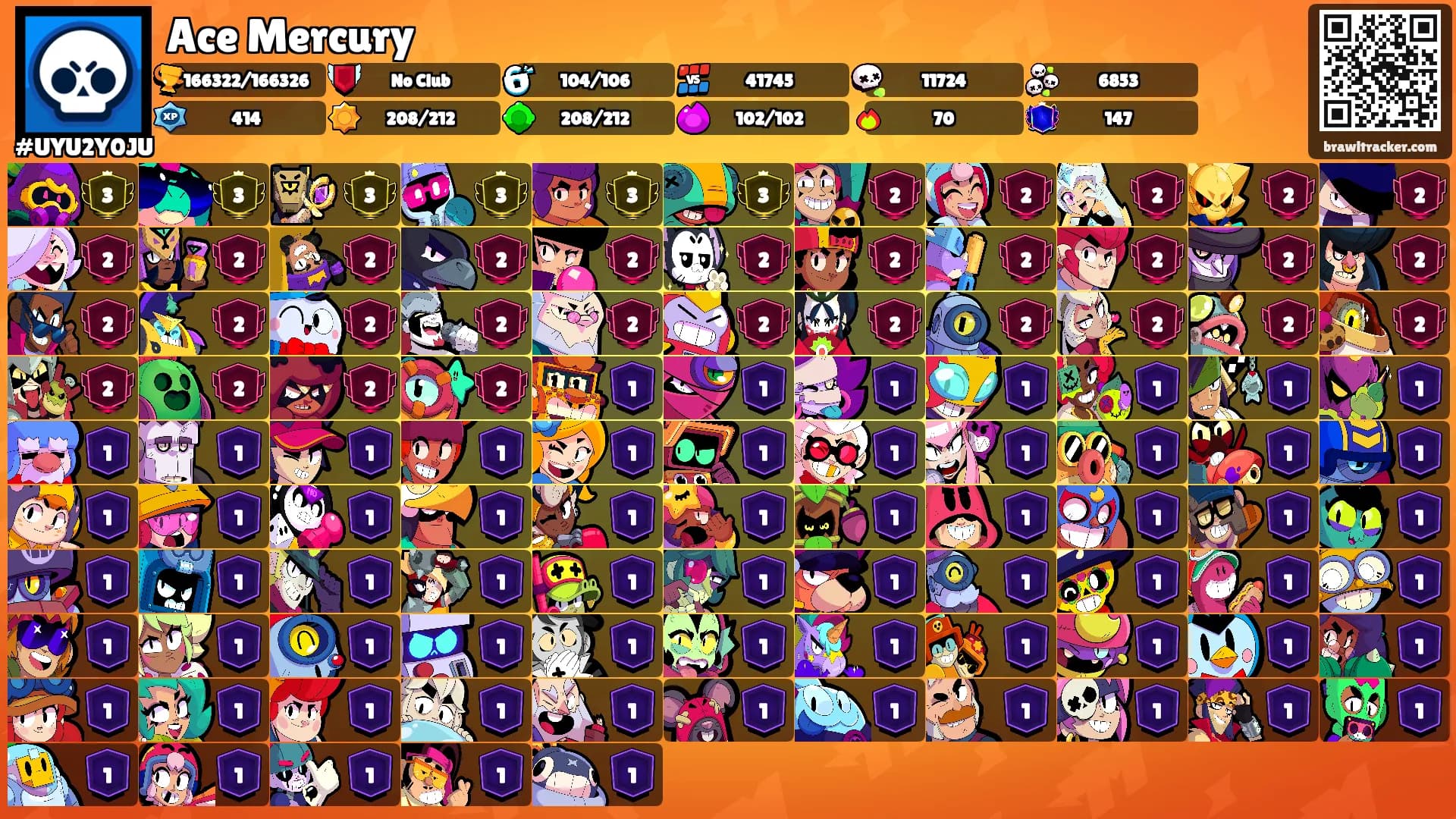 Ace Mercury's Ranks