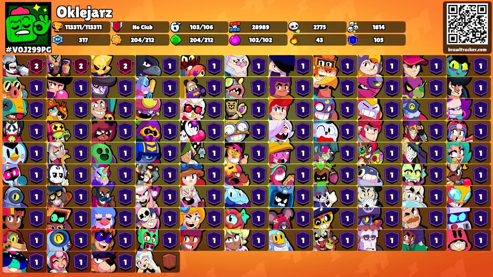 Oklejarz's Ranks