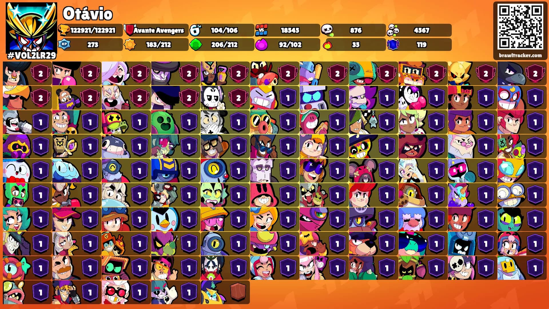 Otávio's Ranks