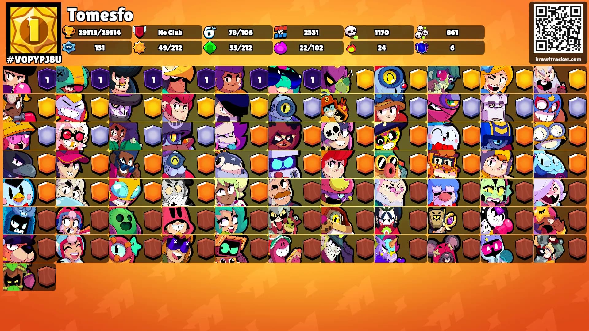 Tomesfo's Ranks