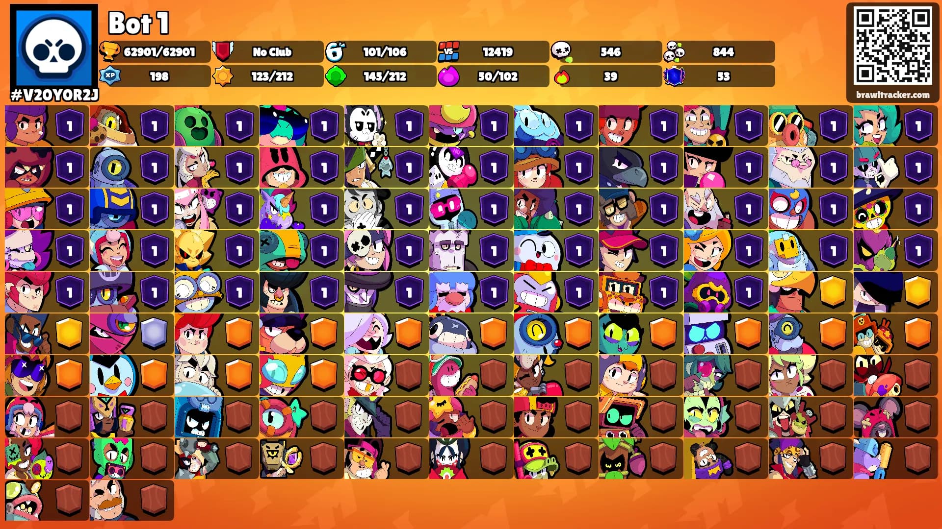 Bot 1's Ranks