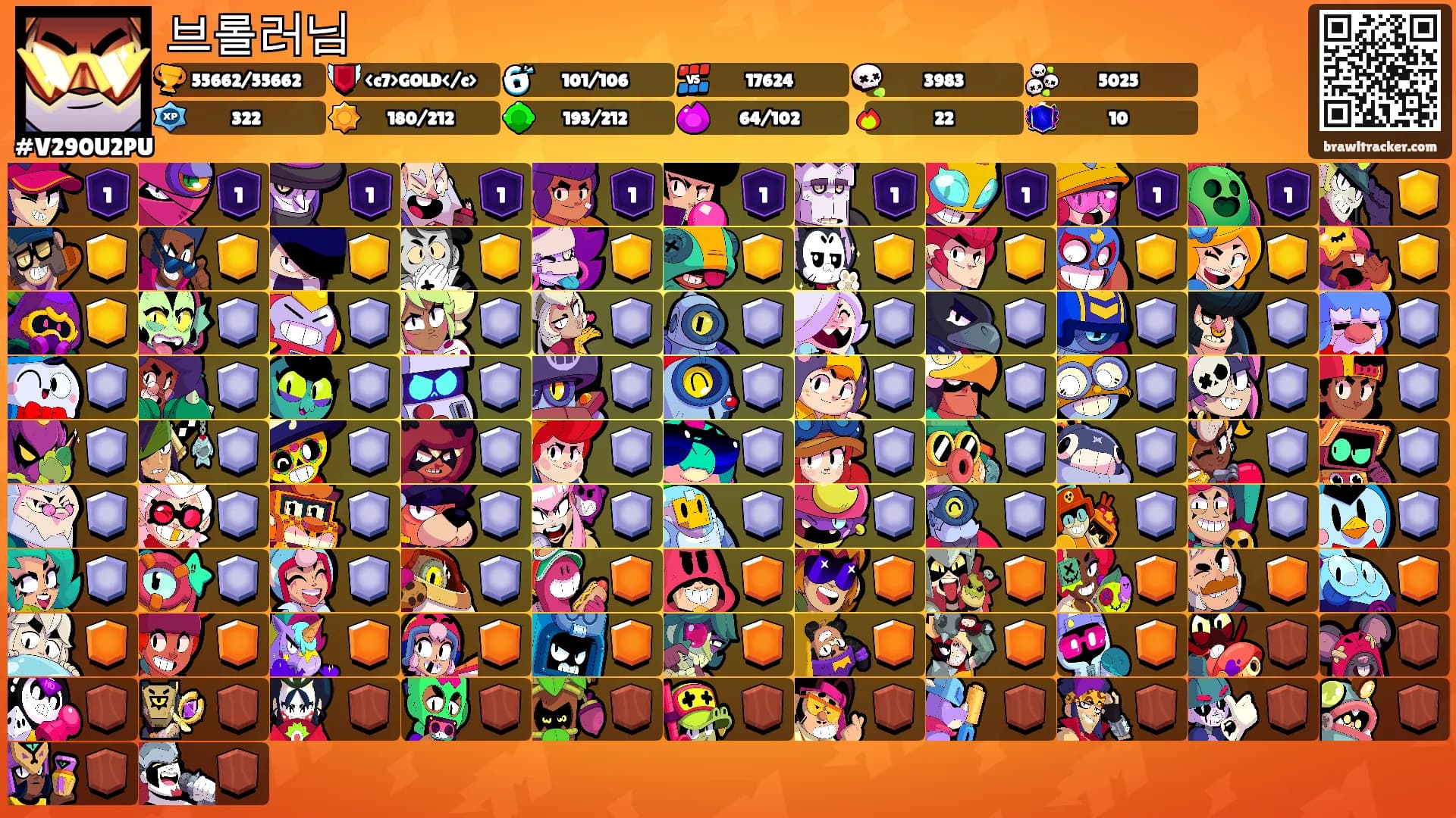 브롤러님's Ranks