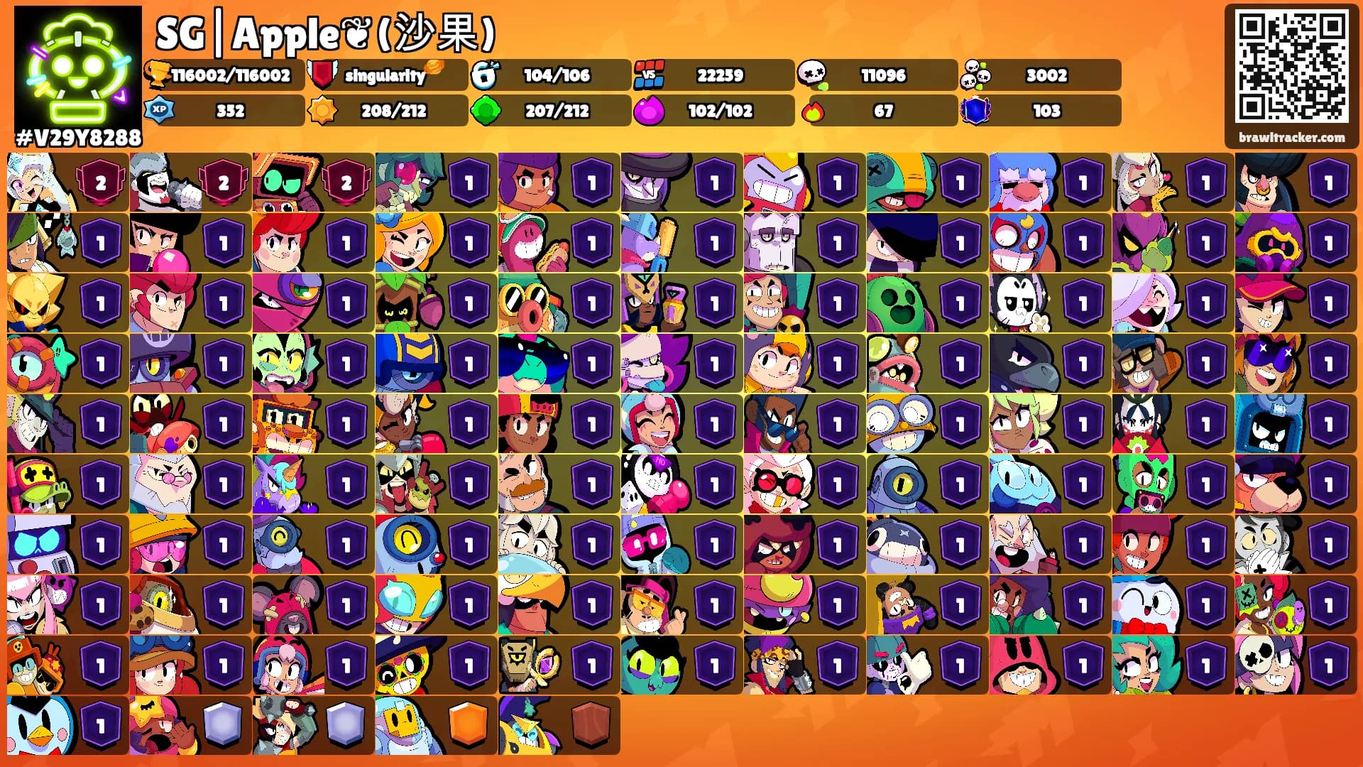 SG|Apple❦(沙果)'s Ranks
