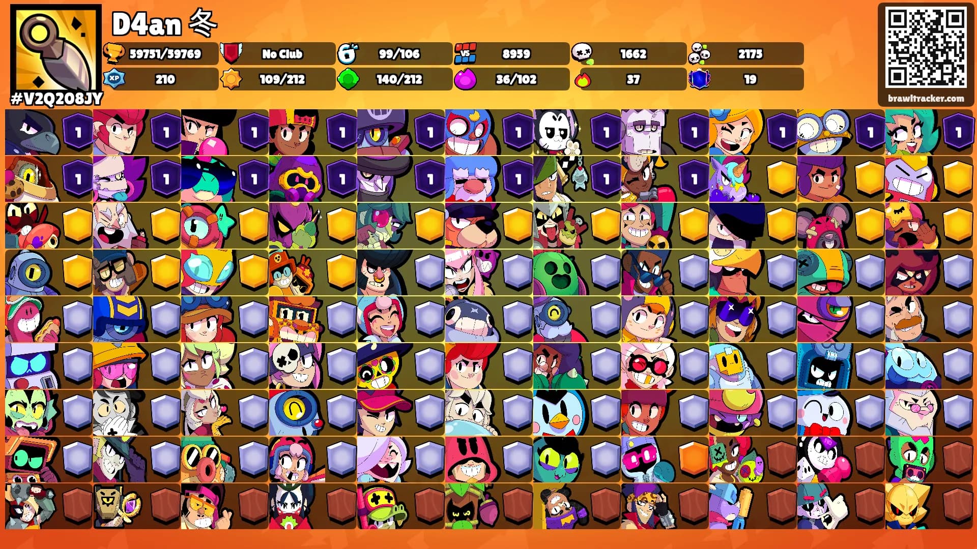 D4an 冬's Ranks