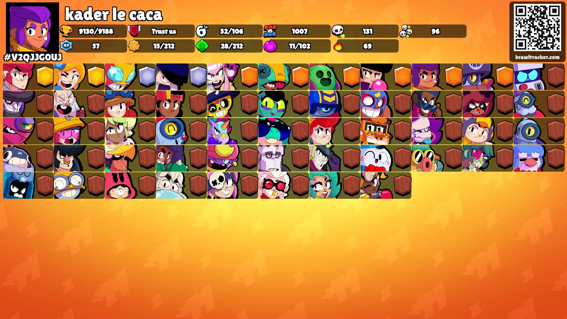 kader le caca's Ranks