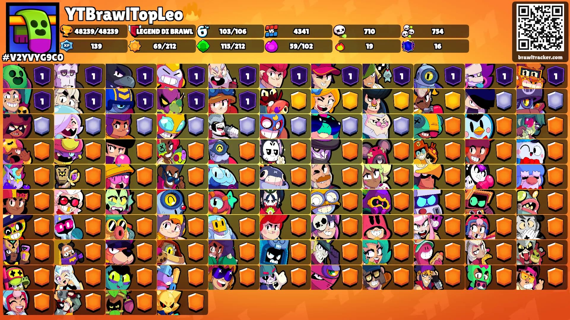 YTBrawlTopLeo🔥's Ranks