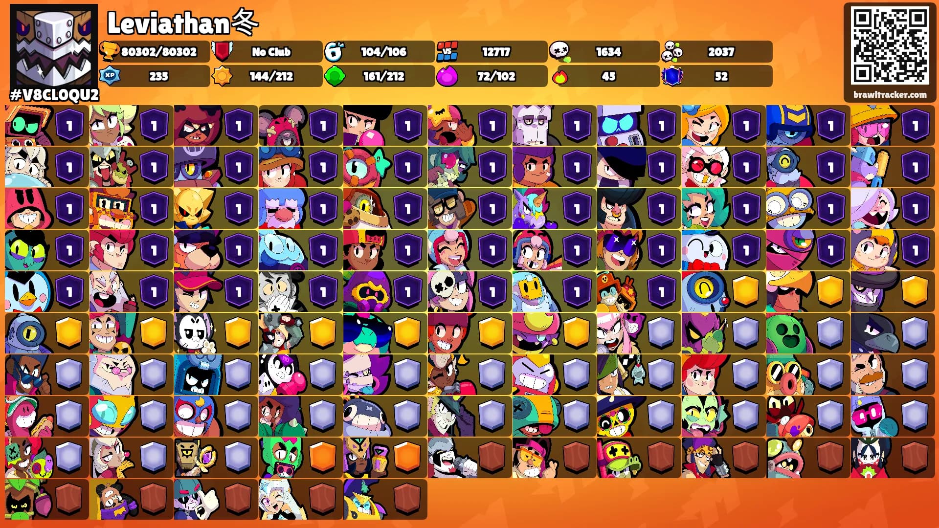 Leviathan冬's Ranks