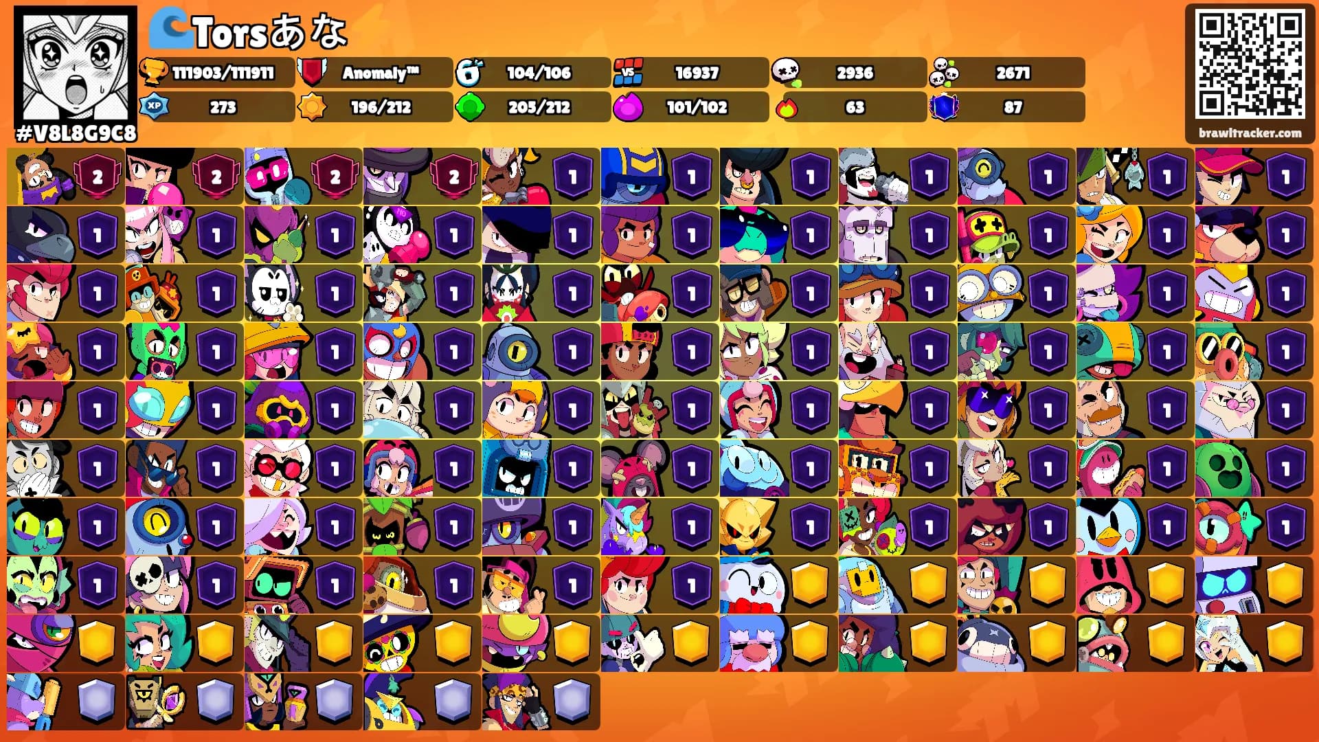 🌊Torsあな⚡'s Ranks
