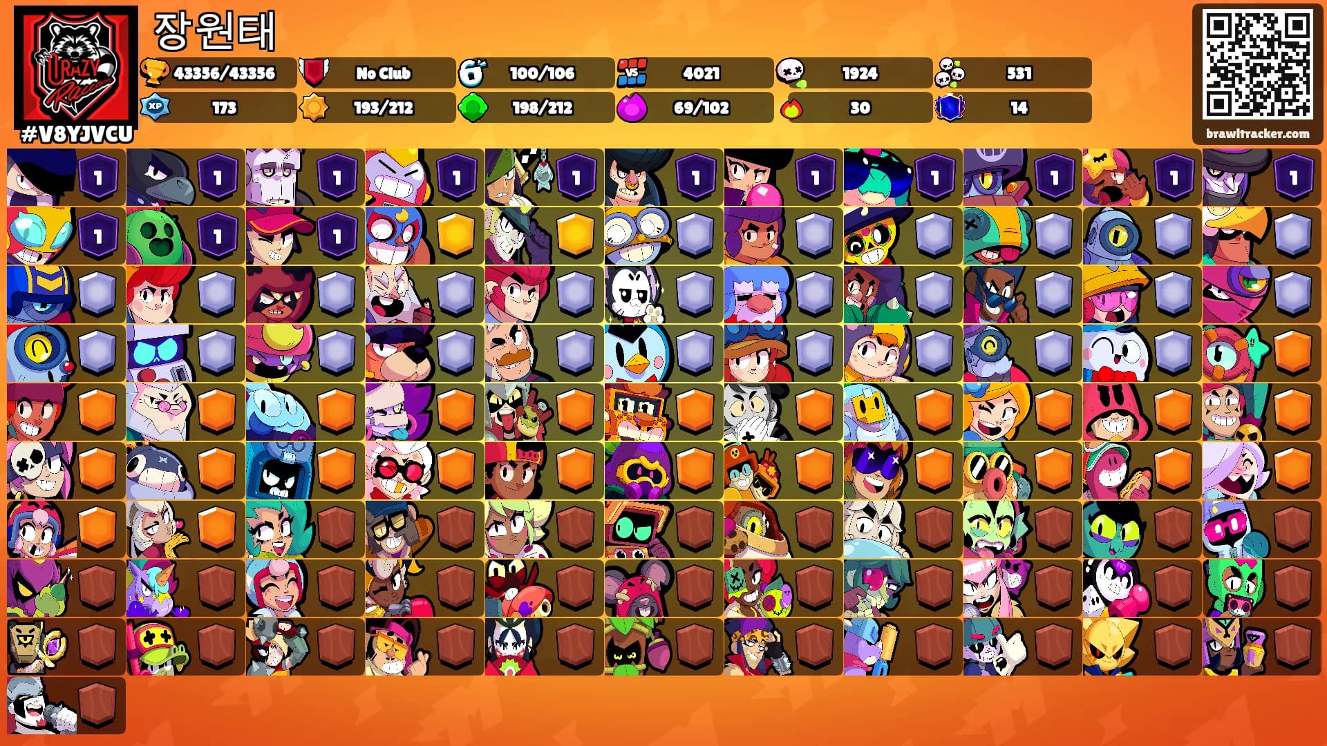 장원태's Ranks