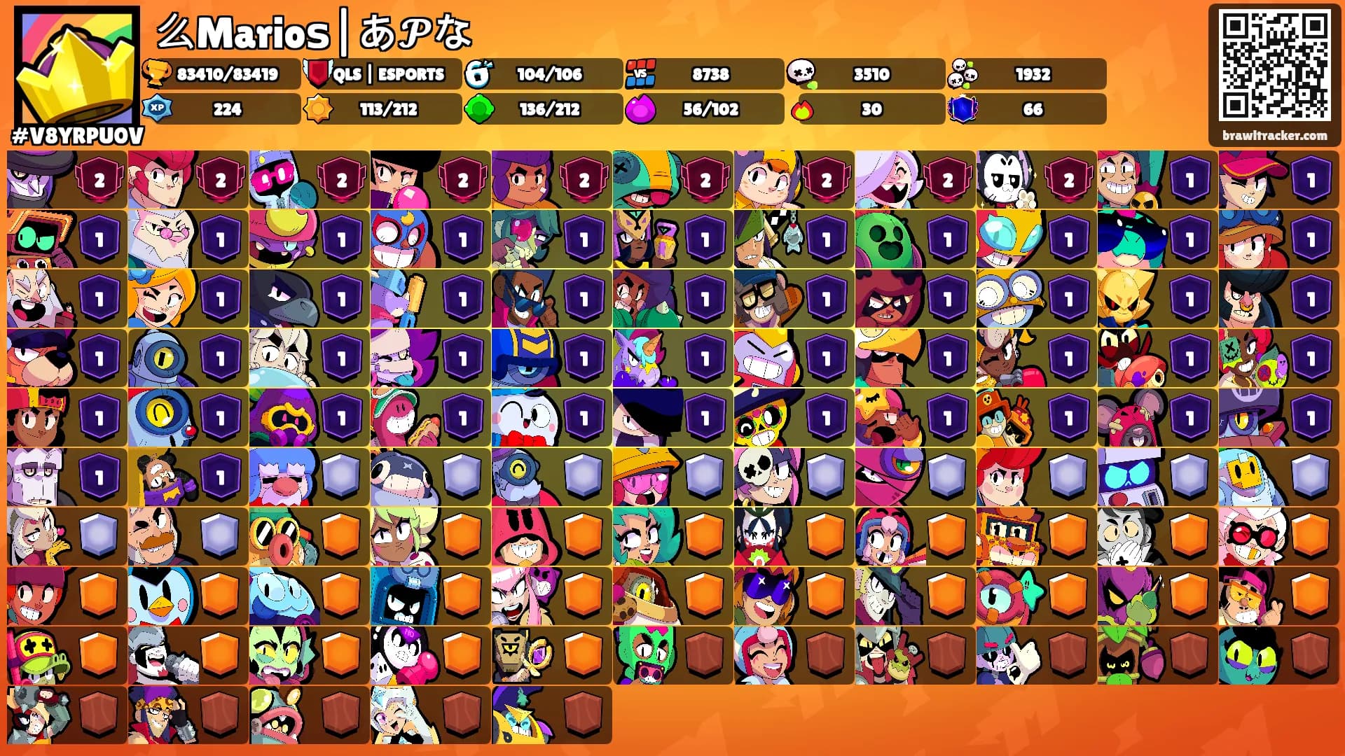 么Mario𝘀|あ𝓟な's Ranks